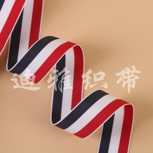 Red Blue and White Thread Hatband Korean Matt Polyester Hatband Clothing Accessories Color Ribbon in Stock Wholesale