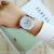 American and European candy color fashionable silica gel student watch summer riotous
