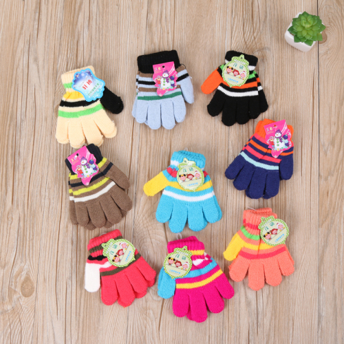 hyatt rabbit knitted gloves fashion winter children‘s gloves