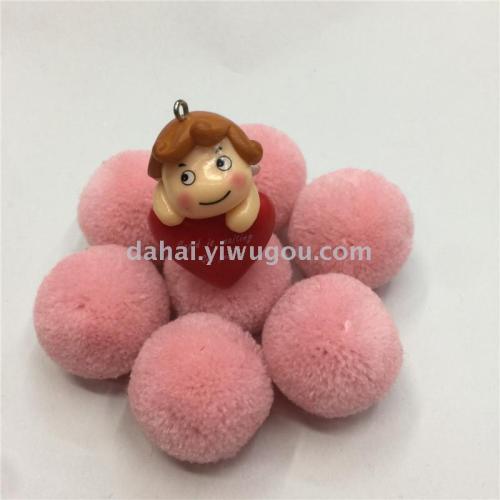 Fur Ball Factory Direct Sales Wholesale 3cm Yangmei Ball Clothing Clothing Headwear Accessories and Other Accessories
