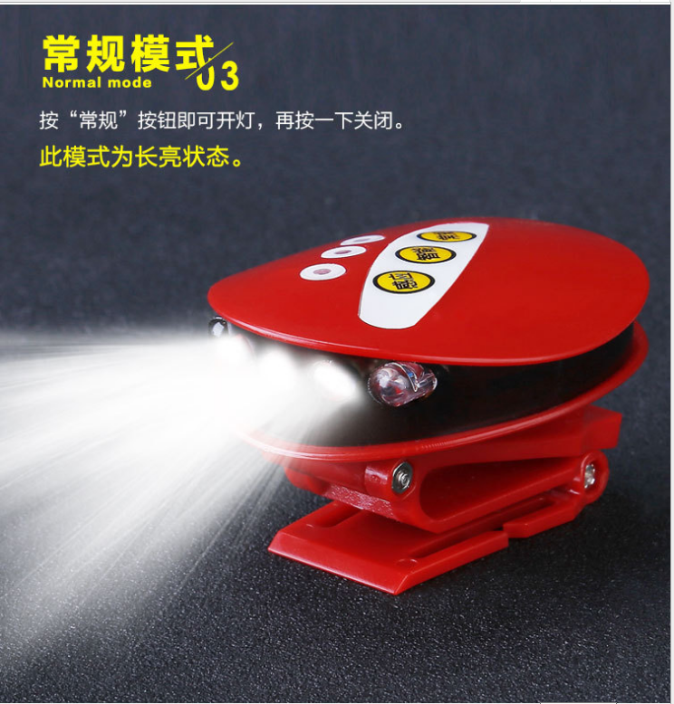 Intelligent infrared sensor LED headlamp cap lamp USB charging night fishing lights fishing headligh