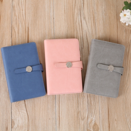 Xinmiao Pu Pressure Reform Notebook Buckle Leather Surface Notepad Creative Notebook Thickened Diary Book