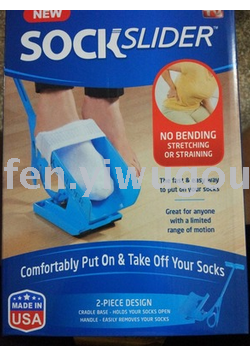 Wearing socks aids sock slider