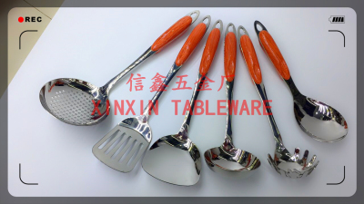 [xinxin] stainless steel tableware and kitchenware hotel supplies - full circle red wood pattern kitchenware (high - grade)