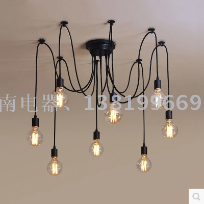 Creative Lamp Head Female Loose Flower Chandelier Creative Personality Spider Lamp