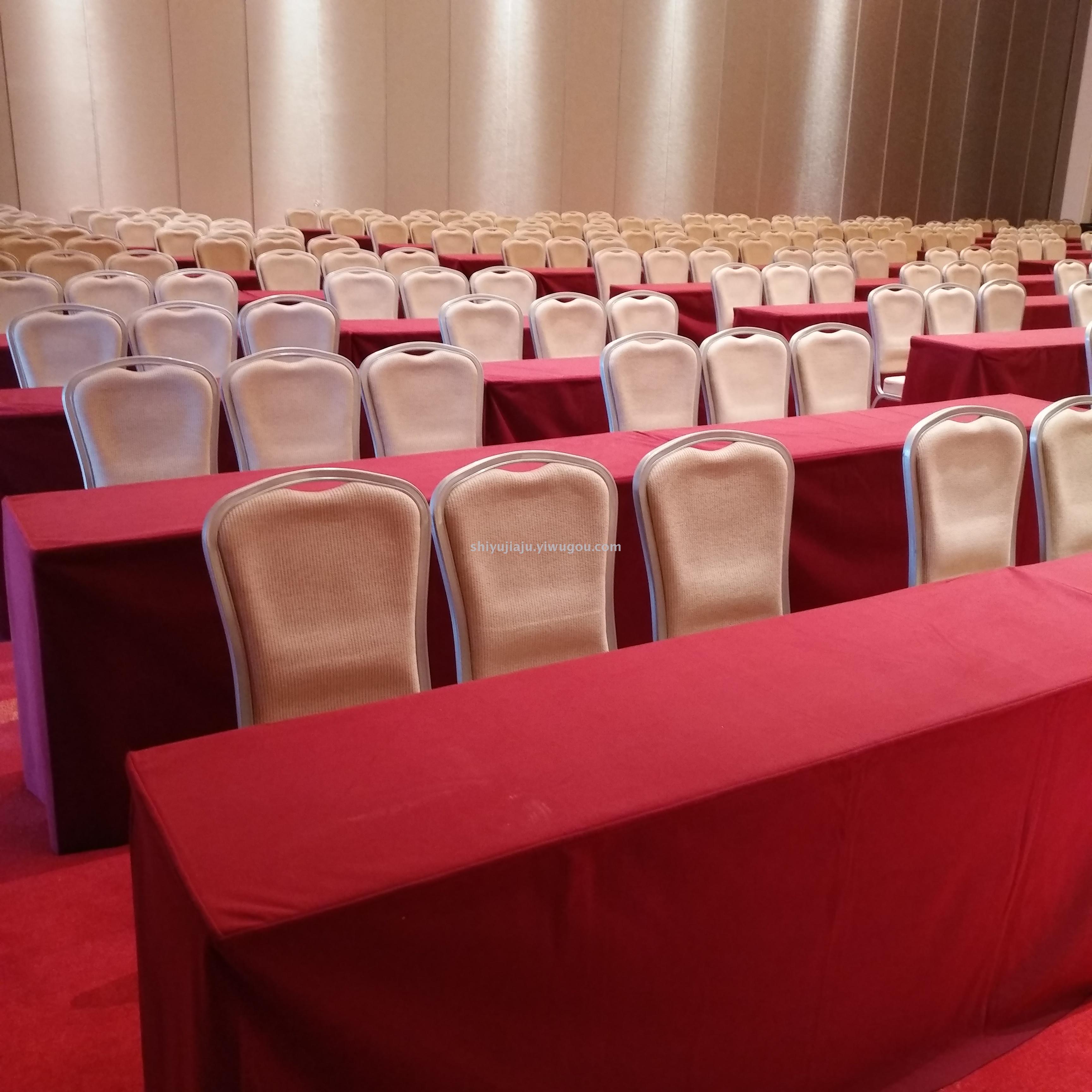 上海五星级酒店宴会铝椅外贸婚宴会议铝合金椅酒席桌椅