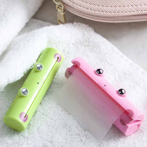 frog soap piece soap paper portable hand washing small soap piece soap paper travel often spare disposable soap
