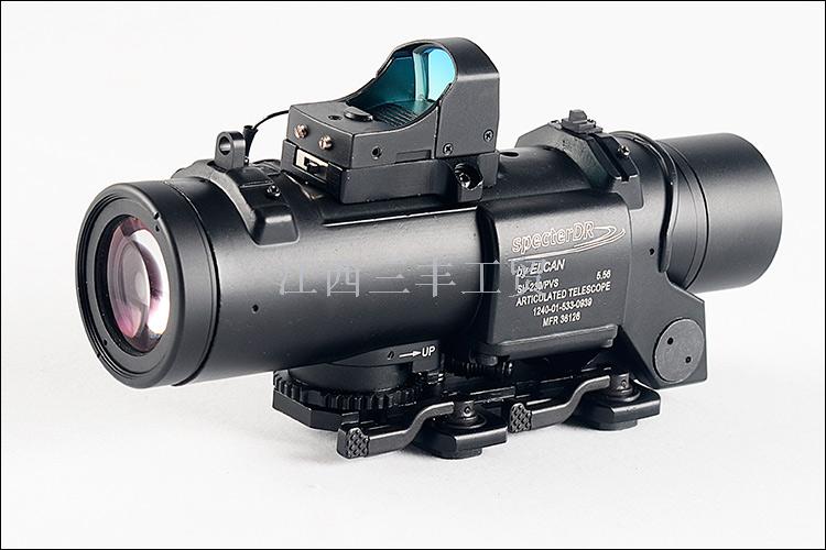 1-4倍火车头红点瞄准镜带小全息红点组合短款 瞄_江西三丰工贸_义乌