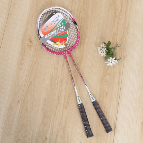 double racket 2 pieces for beginners ultralight carbon fiber single racket training offensive badminton racket