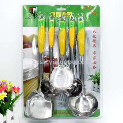 TM corn scoop shovel six - piece kitchen multi-purpose combination tianmu set tool