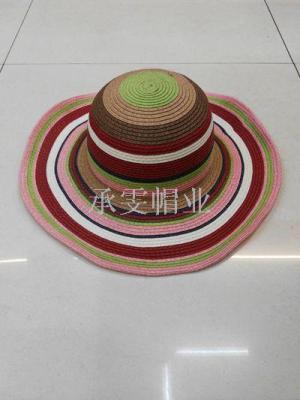 Hat lady summer fresh straw Hat sun Korean version sun block Hat foldable sun block beach Hat big brimmed Hat