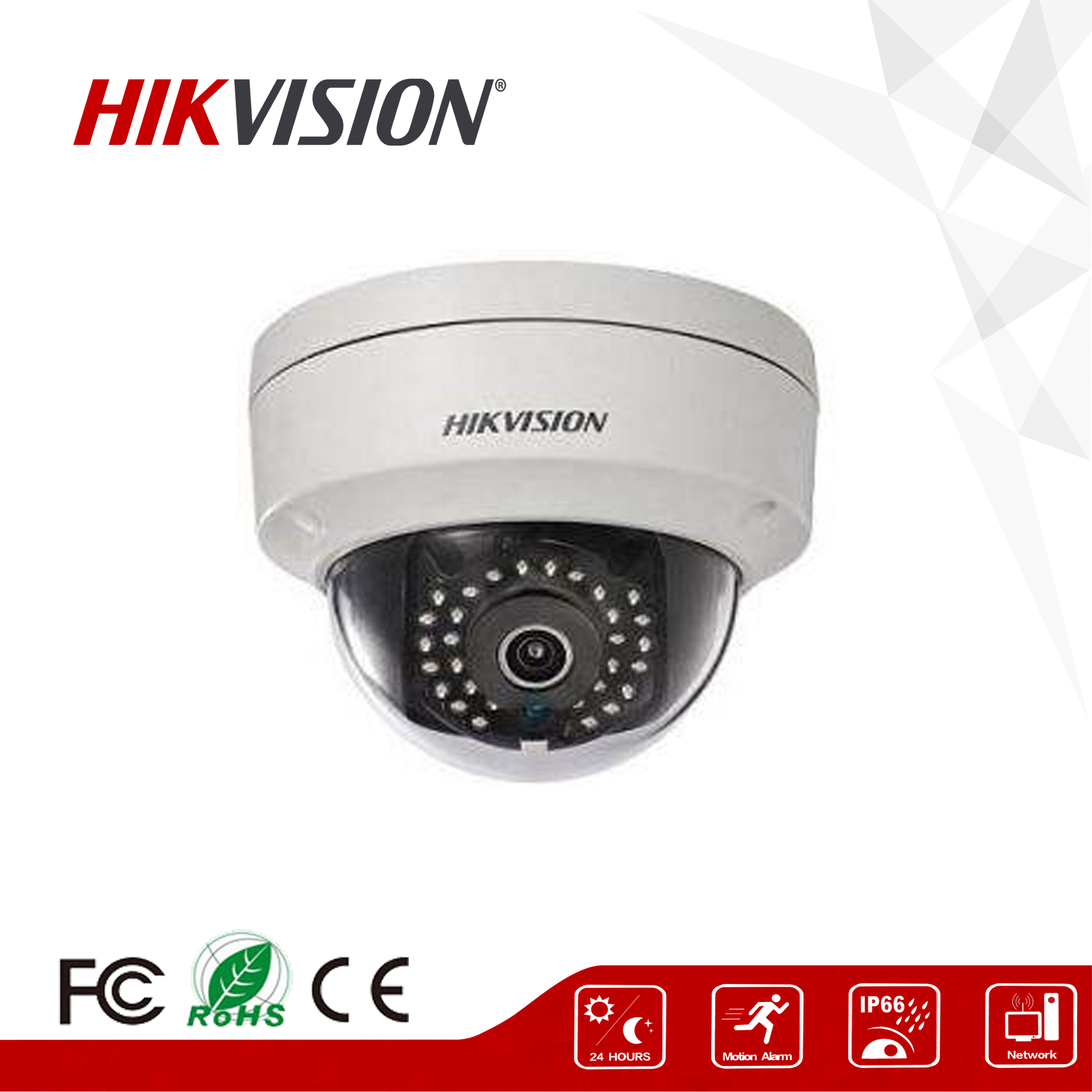 海康威视 hikvision 4mp 高清摄像机 原装英文版ip摄像机