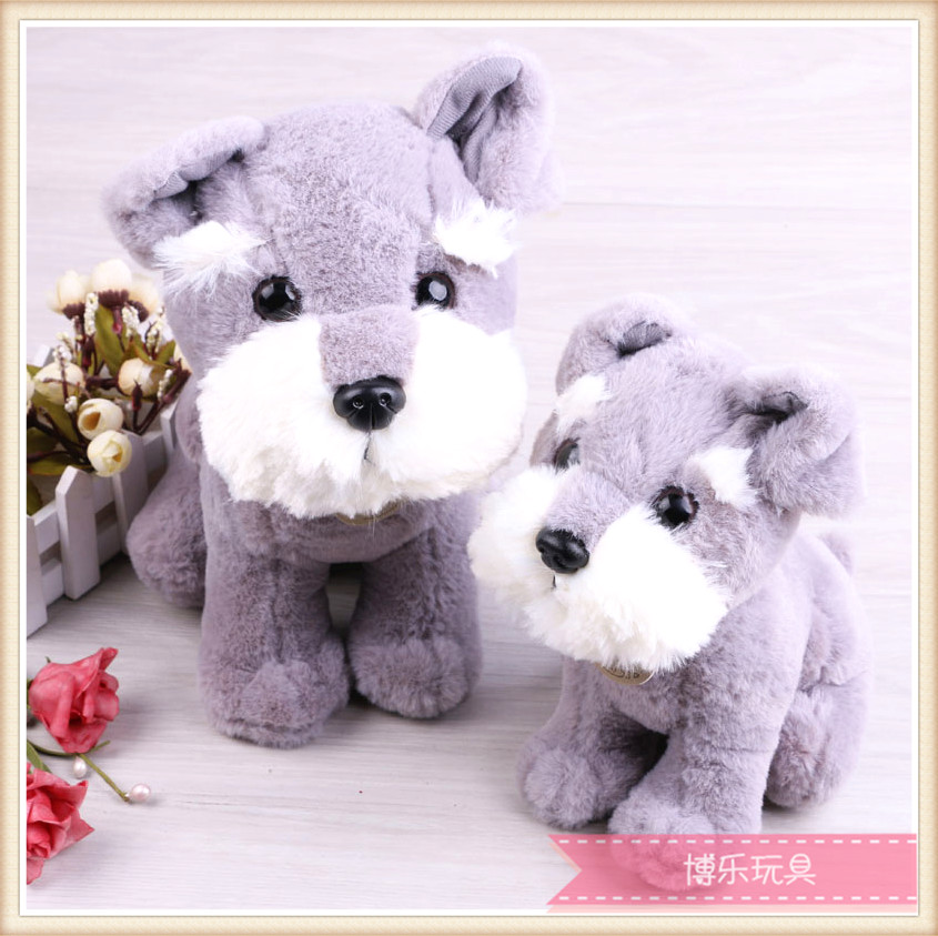 miniature schnauzer plush