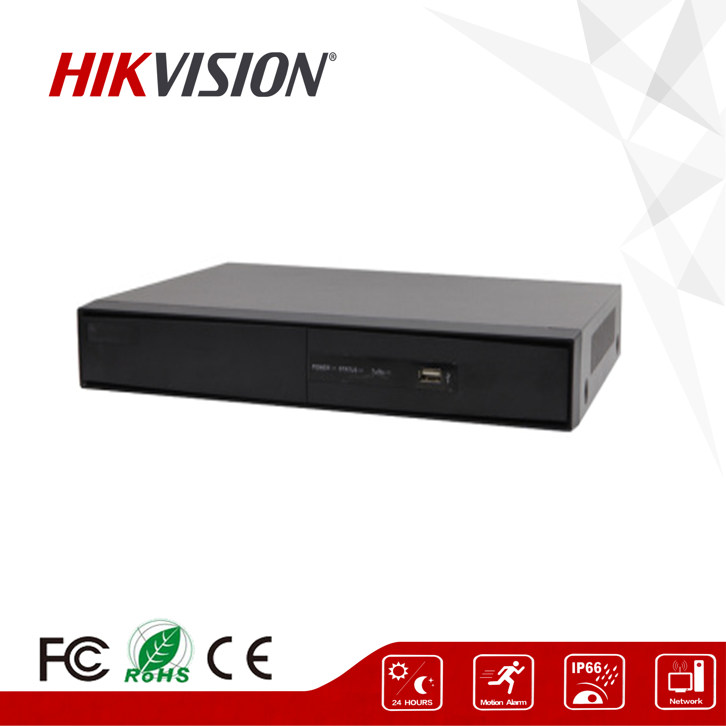 海康威视 hikvision 16路 1080p tvi原装英文版监控硬盘录像机