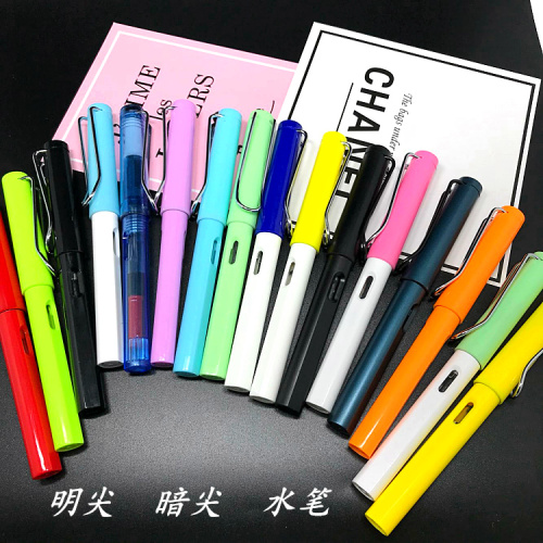 Positive Pen color Transparent Student Calligraphy Practice Ink Bag Pen Advertising Marker Ball Pen