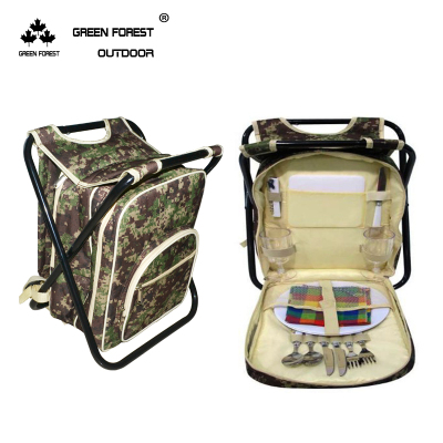 Digital camouflage Oxford cloth double - shoulder double - shoulder export freezer bag for the outdoor picnic bag.