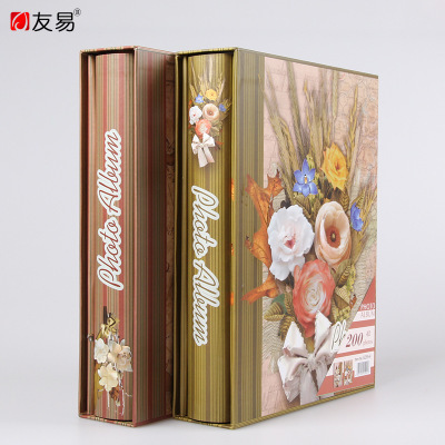Youyi New Retro Flower Boxed 4D Large 6-Inch 200 Photo Album New Insert Album