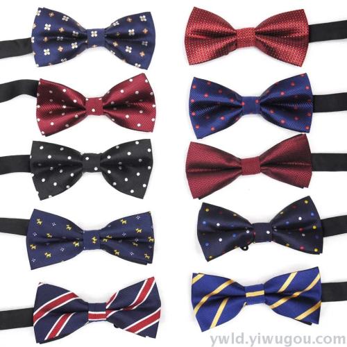 marriage groom groomsman performance professional bow tie color korean formal wear performance men‘s and women‘s dress bow tie