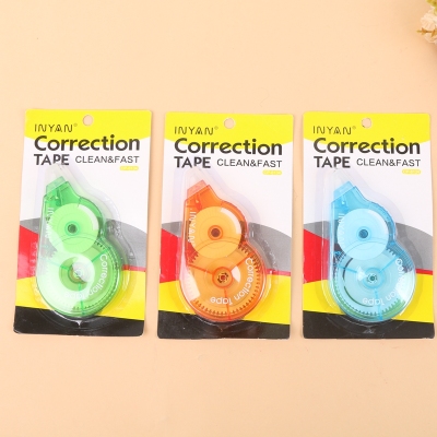 Students' office correction tape, creative stationery correction tape, and tape cartridge.