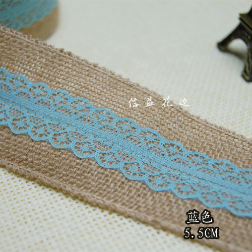 New Environmentally Friendly Undyed Linen Lace 5.5cm/DIY Fabric Accessories/Zakka Handmade