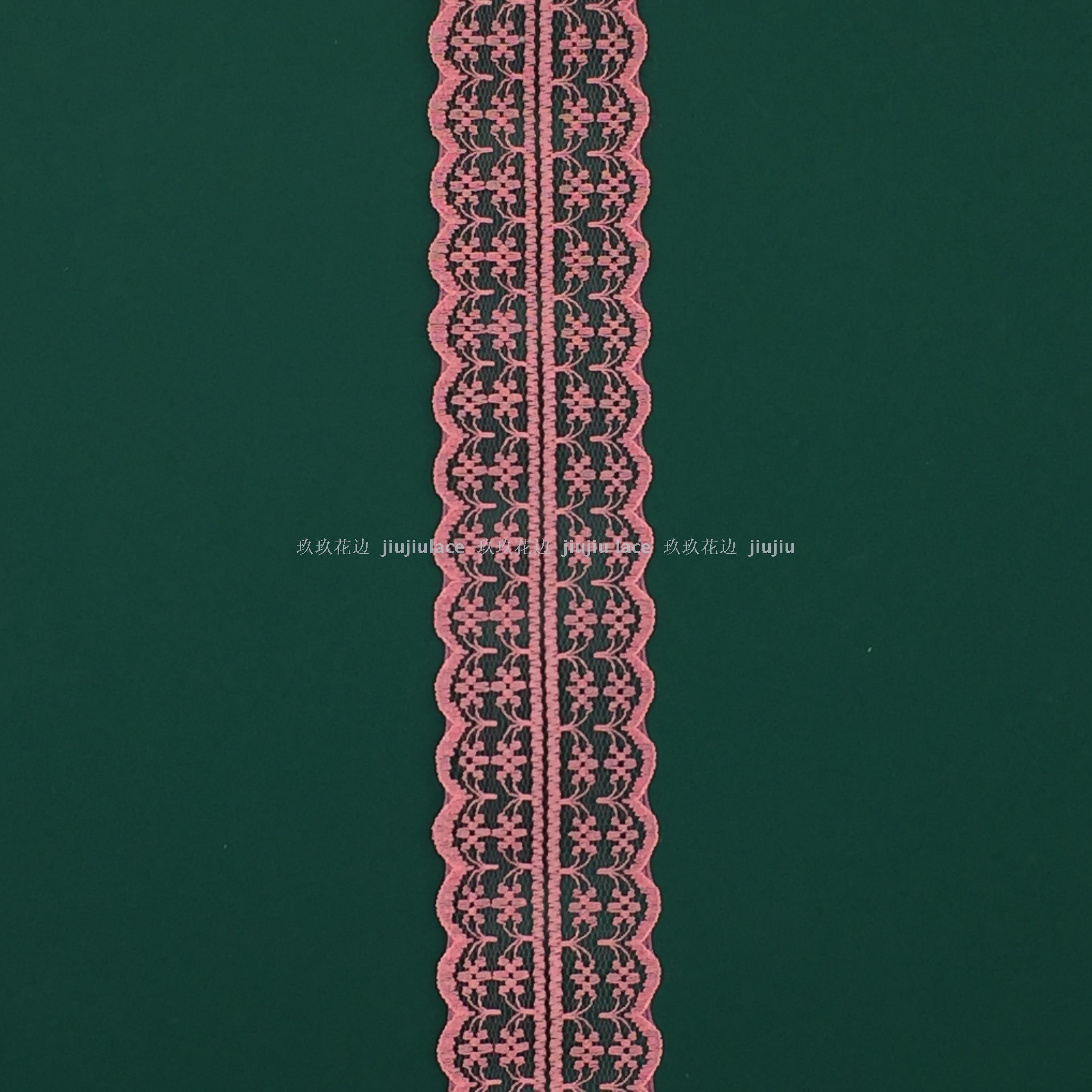 133米字花 无弹彩色花边 彩带,儿童饰品,发带装饰花边