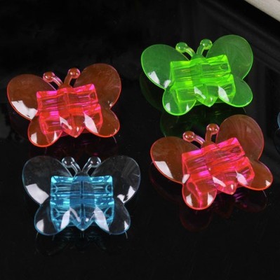 Fluorescent bracelet accessories butterfly star plastic connector can be inserted into two 5 x200 rods