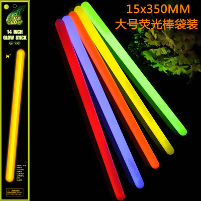 Concert support: large fluorescent rod beating drum stick celebration party lighting rod 8 colors optional bag