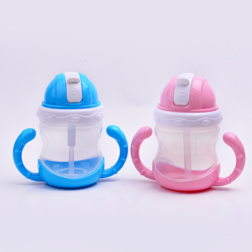 beethoven straw cup children drinking cup baby drinking cup leak-proof training cup with handle drinking cup