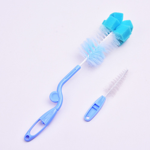 [honey baby] baby bottle brush sponge nylon bottle brush suitable for bottle brush wholesale