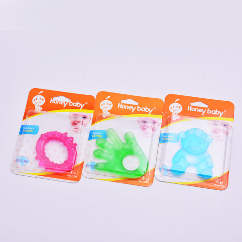 Popular Baby Teether Baby All Kinds of Shapes Teether Full Silicone Teether Low Price Promotion 