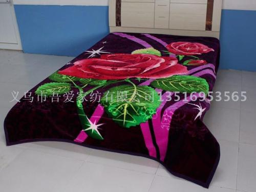 double-layer thickened blanket for winter single double blanket velvet blanket bedding