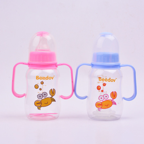 Bottle Factory Wholesale Standard Caliber Safety Pc Baby Bottle 150ml Bottle Wholesale with Handle