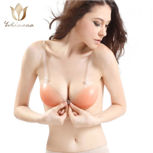 Beibei Silicone Invisible Bra Silicone Chest Patch Top Thin Bottom Thick Three-Dimensional Gathered Bra Agent Join