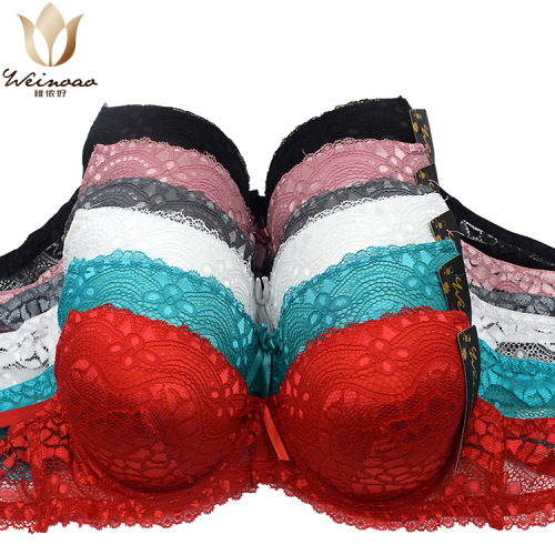 sexy full lace women‘s bra top thin bottom thick underwear foreign trade spot yiwu bra bra wholesaler