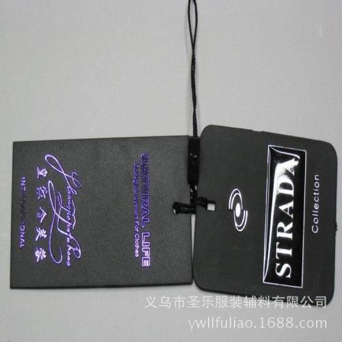 [factory direct sales] clothing listing plastic hanging card trademark tag pvc tag customized