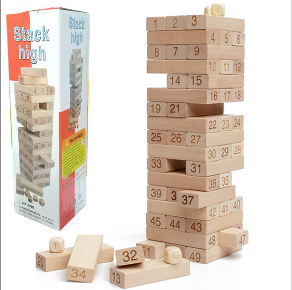large wooden lego blocks