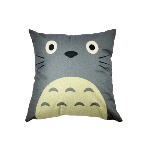 Creative Mori Cotton and Linen Kitten Pillow Cover