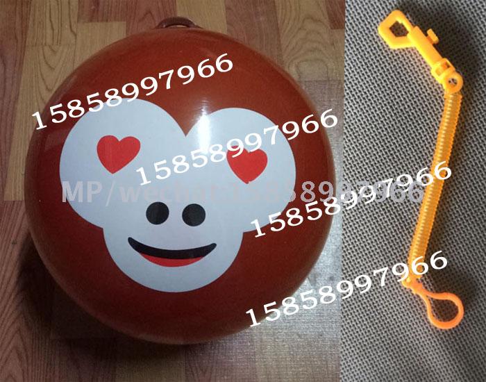 PVC BALL with smile face & Ring Rope