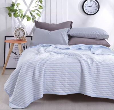 Non-Printed Cotton Knitted Cotton Bedding Tianzhu Cotton Good Japanese Pure Cotton Knitted Bed Sheet Quilt