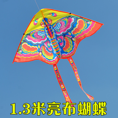 Butterfly Triangle Kite Wholesale New Big Children Price Making Style Zheng Wheel Line Small Kite China 