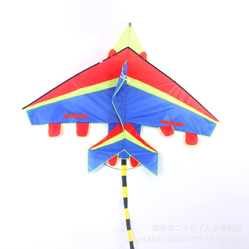 Weifang Kite New Patchwork Children‘s Aircraft Kite Wholesale Custom Kite Fighter Missile Machine