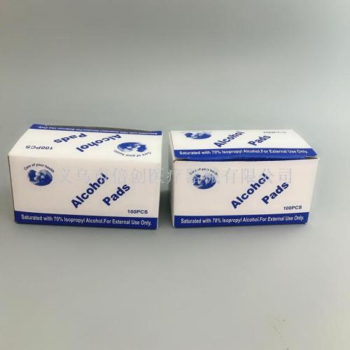 small wound cleaning and disinfection small wipe alcohol pad non-woven fabric