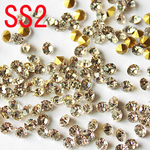 [factory direct sales] 1. 3mm ss2 domestic a diamond claw chain rhinestone mobile phone stickers rhinestone nail art sticking diamond