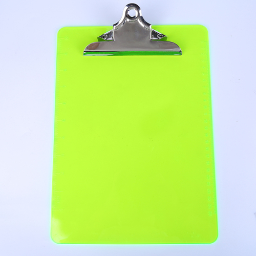 A4 File Folder Writing Pad Clip A4 Plastic Plate Clamp a Scale Factory Direct Sales