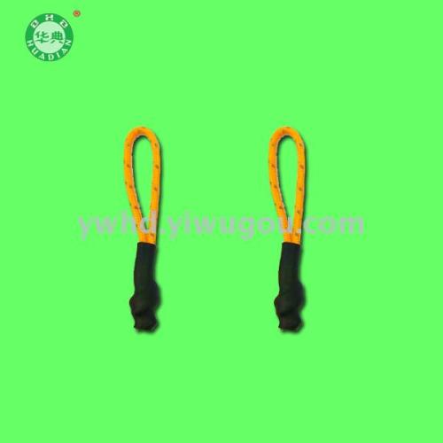 soft rubber leather head injection molding leather head reflective point rope pull head pull tail zipper