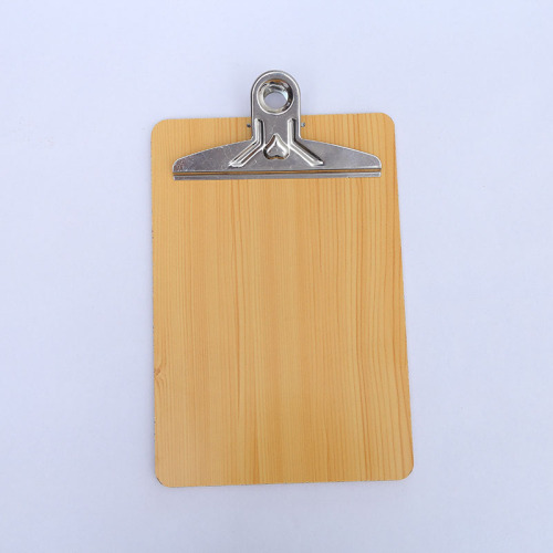 2 yuan store supply large learning office menu a5 plate holder wooden plate holder multifunctional butterfly clip