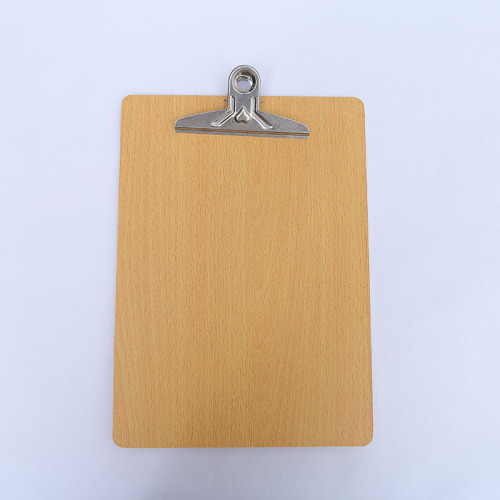 Factory Direct A4 Wooden Board Clip Large Butterfly Clip Power Clip Various Office Folders Wholesale 