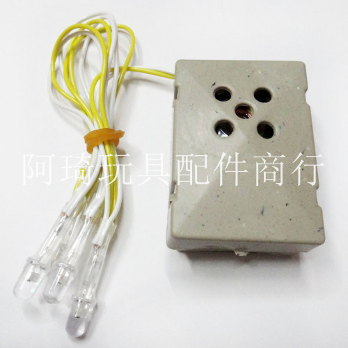 Toy Accessories with Lights Square Extrusion Music Movement Can Be Customized