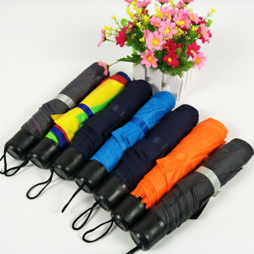 factory direct 8-bone folding stall umbrella cheap umbrella promotion mini flower cloth plaid umbrella