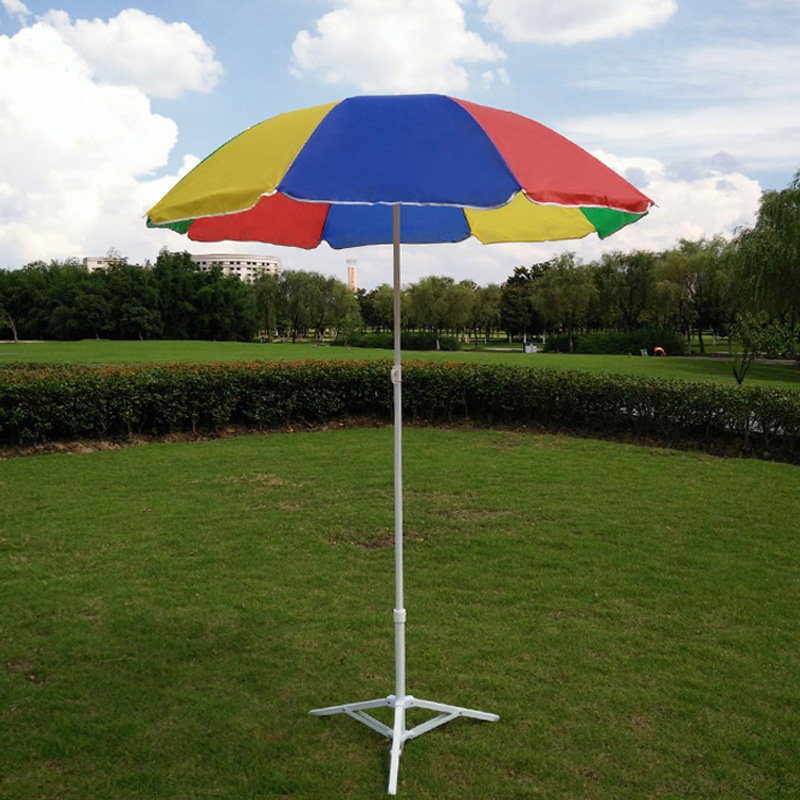 Supply 1 7m 2 Section Folding Outdoor Fishing Umbrella Aliexpress Light And Short Rainbow Beach Umbrella